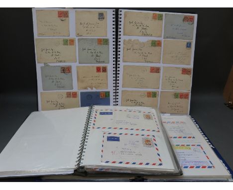 Two albums of Burma covers with specialist Post Office franking and a large album of GB covers, mainly George V and VI