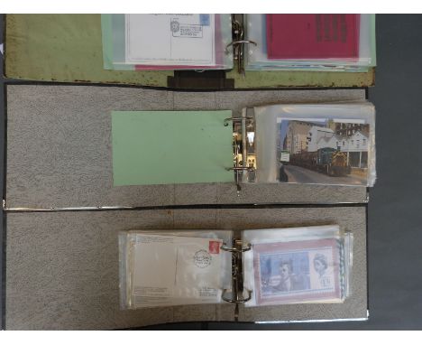 Four albums of Rail photoprints, National Postal Museum cards and Post Office Historical Transport cards 