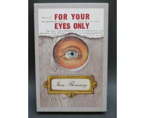 Ian Fleming, For Your Eyes Only (Jonathan Cape, The First Edition Library, 1988) with F.E.L dust jacket and slipcase 