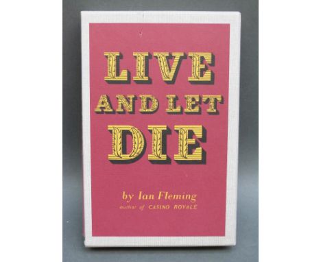 Ian Fleming, Live and Let Die (Jonathan Cape, The First Edition Library, 1982) with F.E.L dust jacket and slipcase 