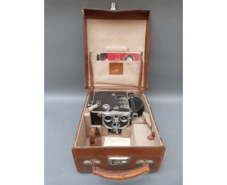 H16 Bolex Paillard Reflex cine camera S/N:-80764 in fitted case