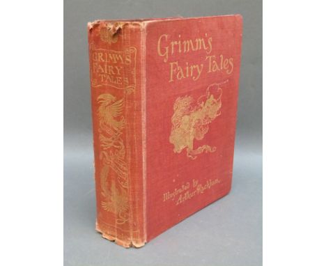 Grimm's Fairy Tales illustrated by Arthur Rackham, Published by Constable 1909. First Edition. Mounted colour plates with tis