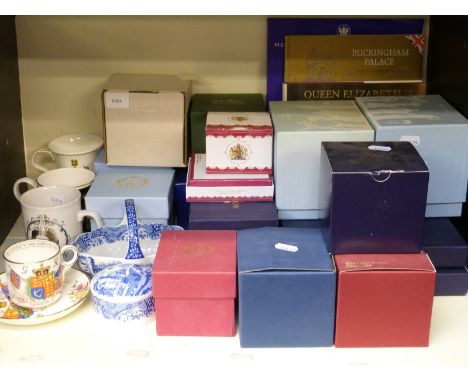 A quantity of Royal Worcester and other Royal commemorative ware