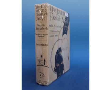 Edmund Dulac, Helen Beauclerk, The Love of the Foolish Angel (London, W Collins & Son, 1929) first edition, first printing co