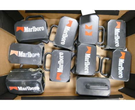 A collection of Wade Ceramic  Marlboro Advertising Water jugs .These were removed from the archives of the Wade factory and a
