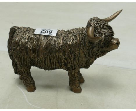 Resin Model of Bull, height 14cm 