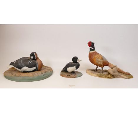 A collection of Wade Ceramic Northlight Figure of Ducks, tallest 16cm. These were removed from the archives of the Wade facto