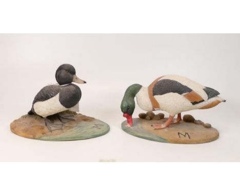 A collection of Wade Ceramic Northlight Figure of Ducks, tallest 13cm. These were removed from the archives of the Wade facto