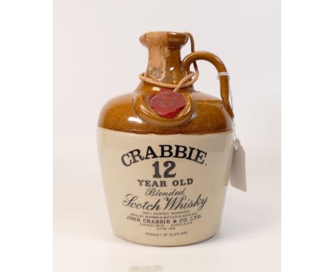 1970's Sealed John Crabbie &amp; Co Ltd 12 year Old Blended Scotch Whisky 