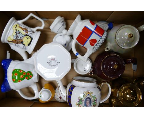 A collection of Wade Ceramic Ringtons Royal Commemorative &amp; Novelty.  These were removed from the archives of the Wade fa