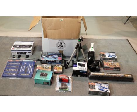 A quantity of modern boxed tools and accessories, (qty).