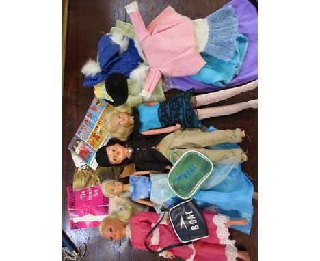 Vintage Sindy, rag-dolls, collectors dolls with porcelain heads and other dolls