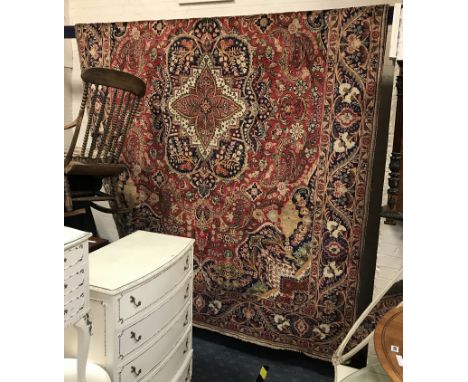FINE NORTH WEST PERSIAN TABRIZ CARPET 355CM X 245CM