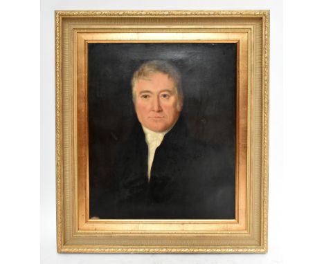 19TH CENTURY ENGLISH SCHOOL; oil on canvas, portrait of a gentleman, unsigned, 59.5 x 49.5cm, framed.&nbsp;Additional Informa