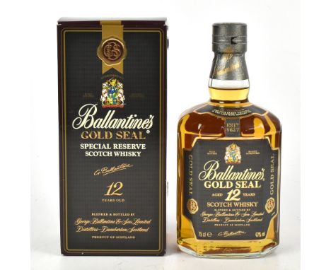 WHISKY; a bottle of Ballantine's Gold Seal Special Reserve Scotch whisky, 12 years old, with box.