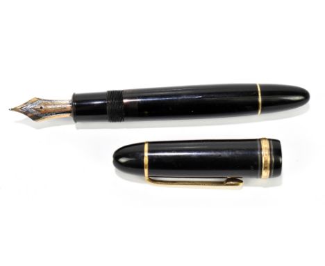 MONT BLANC; a bakelite fountain pen with 14ct gold nib, stamped 4810, unboxed.&nbsp;Additional InformationNo guarantee of wor