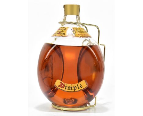 WHISKY; a single bottle of Dimple Old Blended Scotch whisky, three pints, on pouring stand.Additional InformationComplete wit