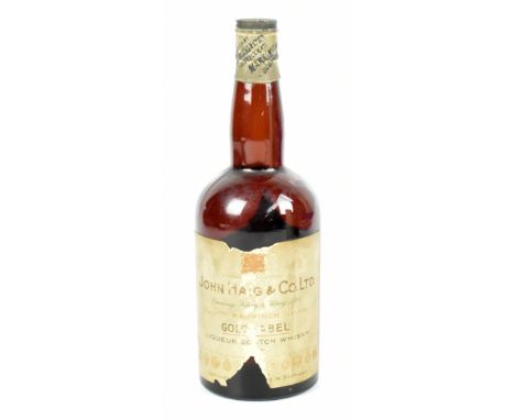 WHISKY; a bottle of John Haig &amp; Co Gold Label Liqueur Scotch whisky (1)&nbsp;Additional InformationLevel of the liquid li