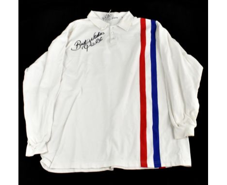 PELÉ (EDSON ARANTES DU NASCIMENTO); a Toff's football shirt, signed to the front and inscribed 'Best wishes', size XXL.Additi