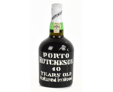 PORT; a single bottle of Porto Hutcheson 10 years old matured in wood, bottled in 1985, 750ml, 20%.
Additional InformationLev
