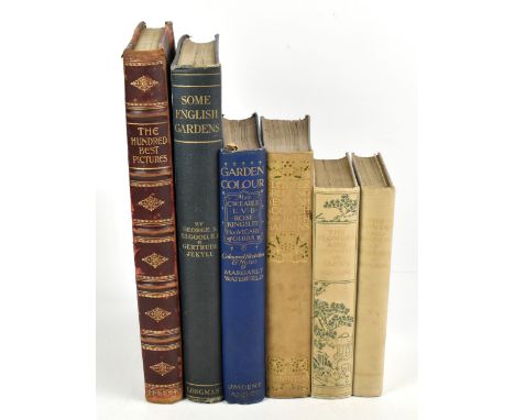 JEKYLL (G), SOME ENGLISH GARDENS; with colour plates, blue cloth with gilt lettering, Longmans Green &amp; Co. 1904; Waterfie
