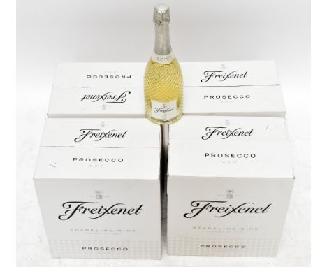 PROSECCO; twenty three bottles in four boxes of Freixenet prosecco.&nbsp;