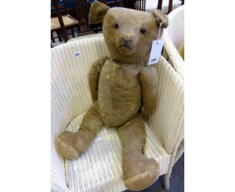 A large vintage stick teddy a/f 