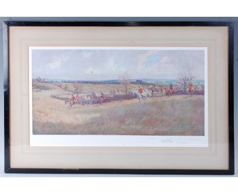 After Lionel Dalhousie Robertson Edwards, (1878-1966,) Quorn 1934 The Holy Vale, coloured print, signed in pencil to the marg
