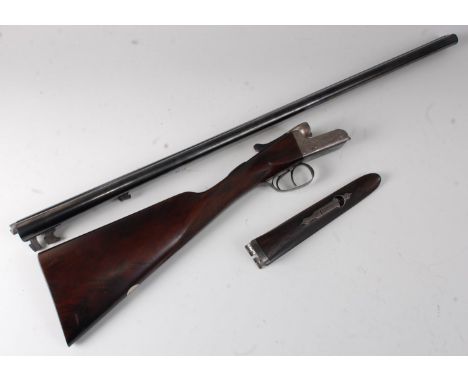 A Darlow of Norwich 20 bore side by side ejector gun, no. 557, the 28 inch nitro proof barrels with 2 1/2" chambers, the fram