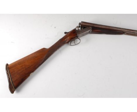 A 12 bore side by side boxlock ejector gun, No. 128177, the 30 inch nitro proof barrels with 2 1/2 inch chambers, stamped to 