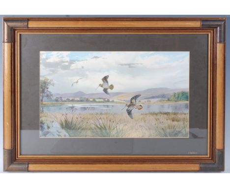 After John Cyril Harrison, (1898-1985), Snipe at Invershin, limited edition print no. 398/500, 39 x 57cm, together with one o
