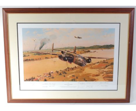 Robert Taylor, (b.1946,) The Doolittle Raiders, limited edition print no. 44/600, signed by the arist in pencil to the margin