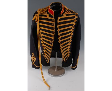 A King's Troop Royal Artillery tunic, circa 1918.Bottom button missing.Bullion knot frayed.Further fraying to cuffs.Not an of