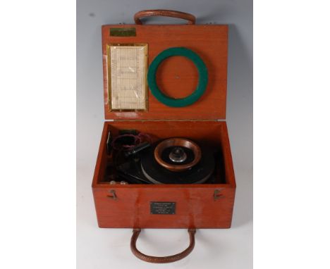 A WW II R.A.F. Bubble Sextant Mk VIII by H. Hughes &amp; Son Ltd London, having Air Ministry stamp Ref No. 6B/118, No. 115/35