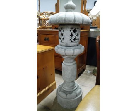 CHINESE LANTERN - GARDEN ORNAMENT APPROX 115CM