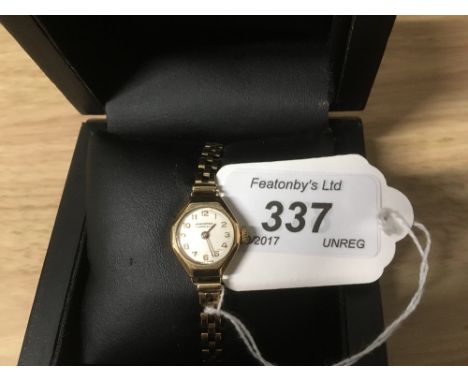 VINTAGE 1950'S ' WEINGARTEN'S SWISS MADE 9 CT GOLD WATCH