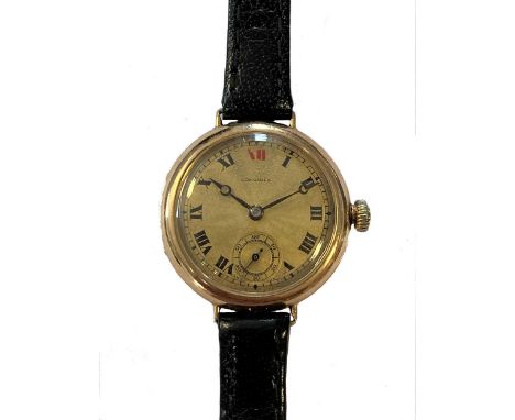 circa 1927, the signed circular cream-coloured guilloché wave dial, 22mm diameter, with black Roman numerals (12 in red), moo