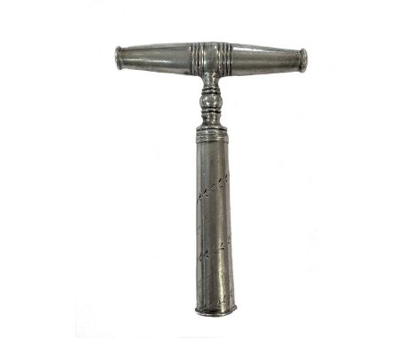 mark of Dirk van Maarseveen Sr., (1816-1840), Amsterdam, sword mark (1814-1905) indicating 833/1000 standard silver, the thre