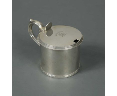 mark of Joseph Angell I & John Angell I, London 1835, of plain form with reeded edges and capped scroll handle, the part mark