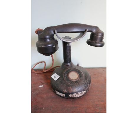 Vintage STP stick type telephone with lift up receiver No. 2480 