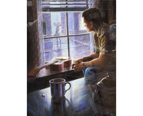 MARK KELLER, "The Student" and "The Teacher", limited edition prints both 13/95, signed in pencil, 55 x 43 cm.&nbsp;