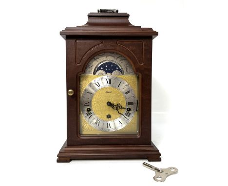 A Franz Hermle mantle clock, marked Made in Germany, 35 cm.&nbsp;