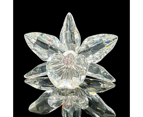 This dazzling pink orchid was part of the Exquisite Accents theme group. Introduced in 1998, this clear crystal piece with th
