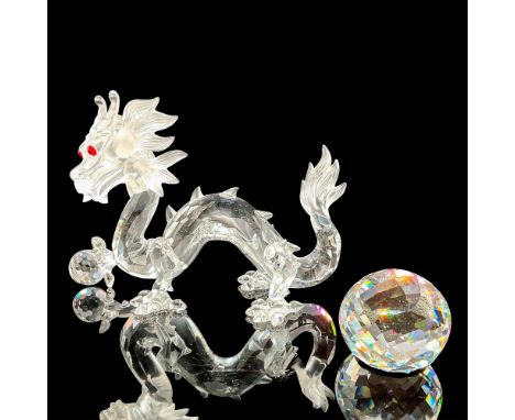 Magnificent representation of fantasy and imagination, made of clear crystal wrapped with the unique texture of frosted cryst