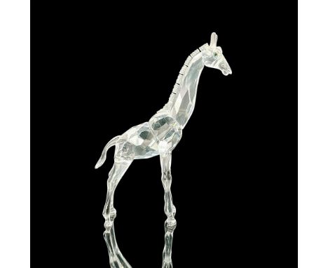 Part of the African Wildlife theme group. A clear faceted body with green eyes, and a frosted mane and antlers. Swarovski etc
