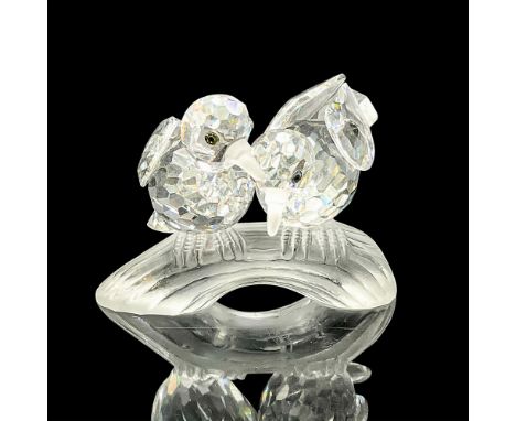 Swarovski collectors' society annual edition 1989 Amour the Turtledoves crystal figurine. Part of the SCS annual edition of t