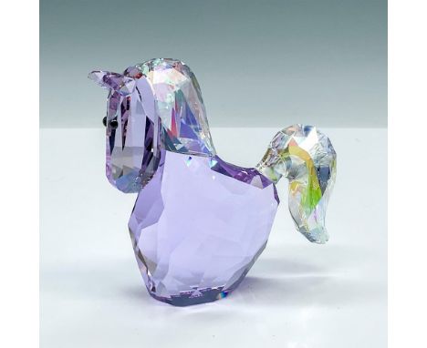 Jasmine's body, head, and ears sparkle in stunning Violet Moonlight crystal. Her mane and tail shimmer in Crystal Transmissio