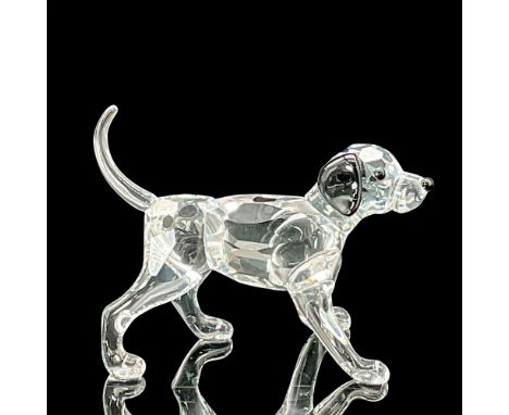 This Swarovski crystal Dalmatian puppy was part of The Peaceful Countryside. The puppy has black ears, nose, eyes and body sp