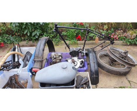 1937 BSA B22, Empire Star Project 249 cc. Registration number KSJ 414 (non transferrable). Frame number HB20 5848 (V5C says H