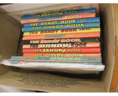 Quantity of 1970's ' The Dandy ' comic, some with original free toys, together with a quantity of annuals including Limited E